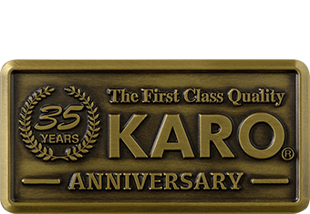 KARO 35周年記念エンブレム