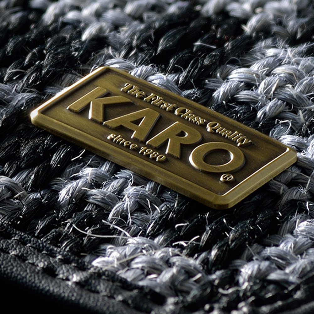 春色3カラー✧ カロ/KARO フロアマット KRONE 品番：1034 カラー：ツイードブラック他 アルファロメオ GTV3.0 916C1  ハンドル：左 FF 3.2含む 1996年01月〜2006年04月