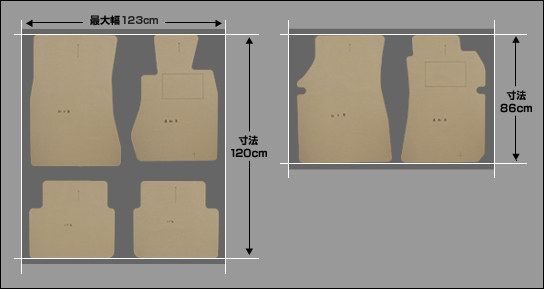 特注マットの価格案内