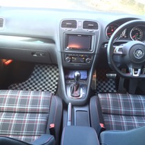 VW VWゴルフ6 GTI SISAL シルバー／ブラック レッド／ブラック