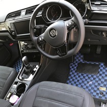VW VOLKSWAGEN ゴルフトゥーラン SISAL ブルー／ブラック
