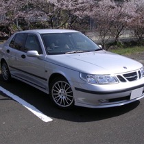 KARO装着事例 WOOLY SAAB 9-5アーク